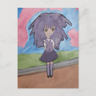 Cartão Postal Cartão-postal "Roxo Selvagem"