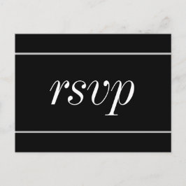 Cartão Postal Cartão-postal RSVP antigo