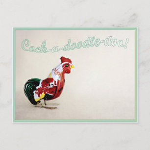 Cartão Postal Cartão-postal Rude Rooster