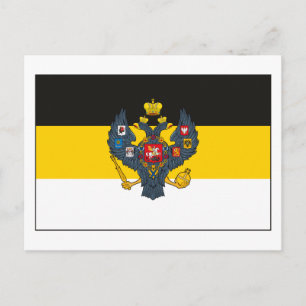 Cartão Postal Cartão-postal Russo Empire Flag (leve)