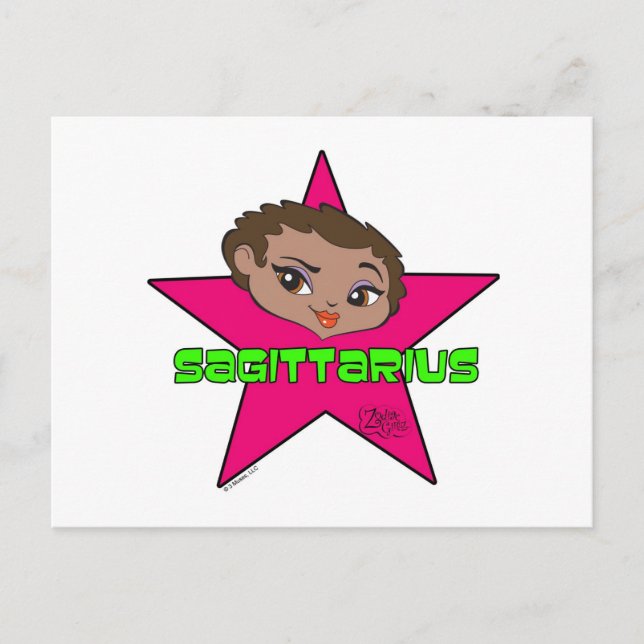 Cartão Postal Cartão-postal Sagittarius (Frente)