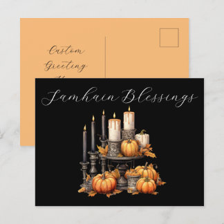 Cartão Postal Cartão-postal Samhain Blessings