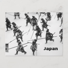 Cartão Postal Cartão-postal Samurai Figures Japonês