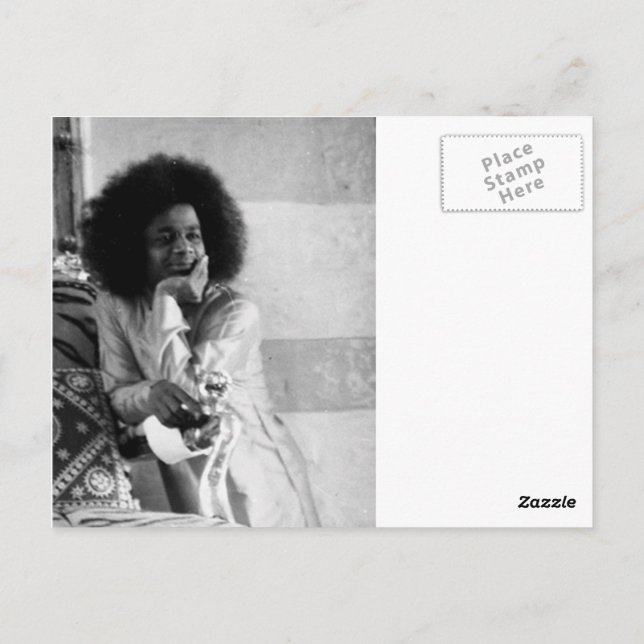 Cartão Postal Cartão-postal Sathya Sai Baba (Verso)