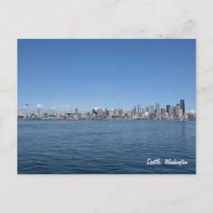 Cartão Postal Cartão-postal Seattle Washington Skyline