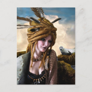 Cartão Postal Cartão-postal Selkie