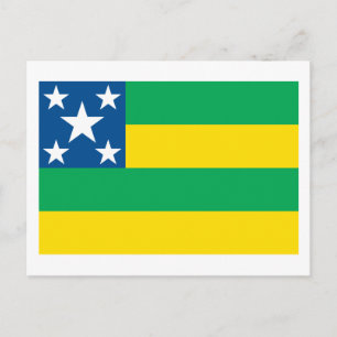 Cartão Postal Cartão-postal Sergipe Flag
