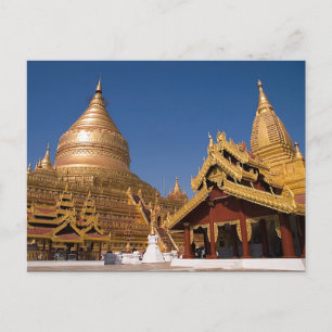 Cartão Postal Cartão-postal Shwezigon Paya