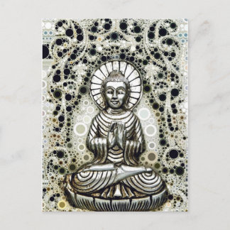 Cartão Postal Cartão-postal Silver Buddha