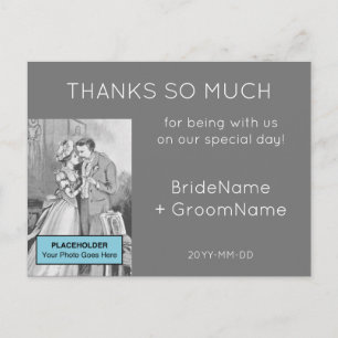 Cartão Postal Cartão-postal simples "OBRIGADOS TANTO"