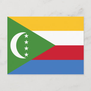 Cartão Postal Cartão-postal Sinalizador Comores