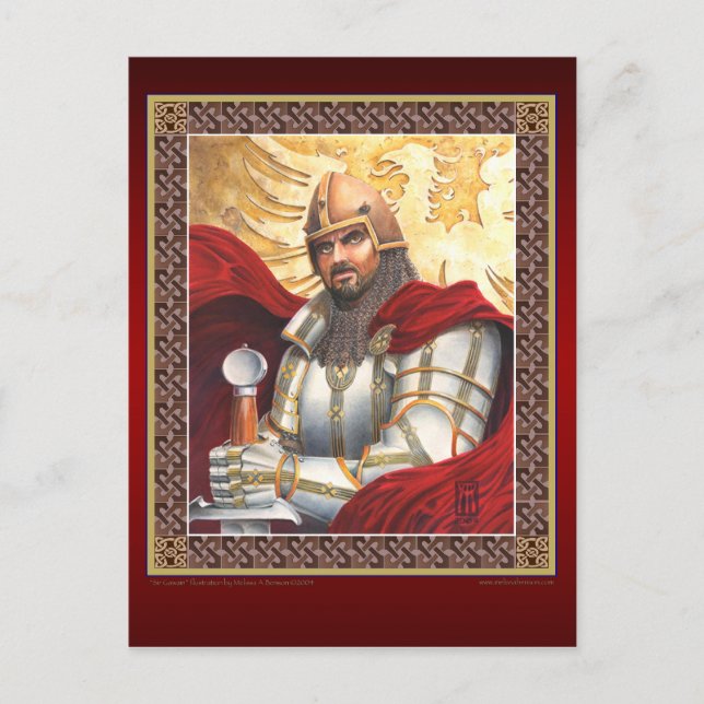 Cartão Postal Cartão-postal Sir Gawain (Frente)