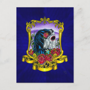 Cartão Postal Cartão-postal Skeleton Bride