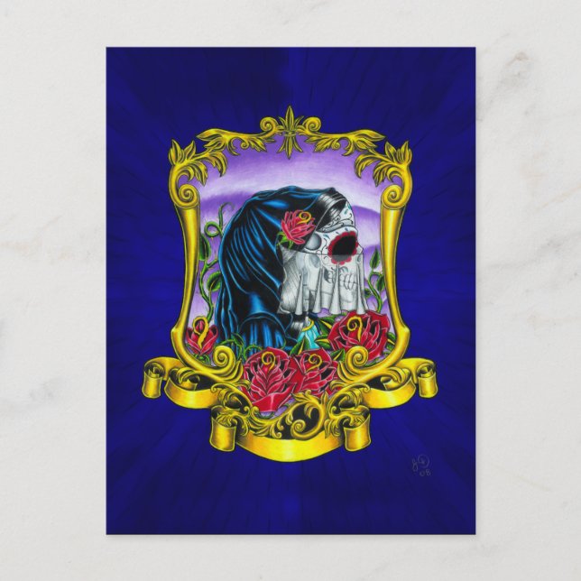 Cartão Postal Cartão-postal Skeleton Bride (Frente)