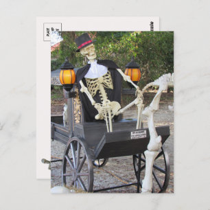 Cartão Postal Cartão-postal Skeleton Horse