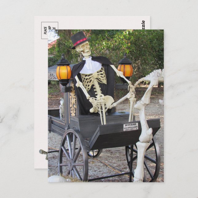 Cartão Postal Cartão-postal Skeleton Horse (Frente/Verso)