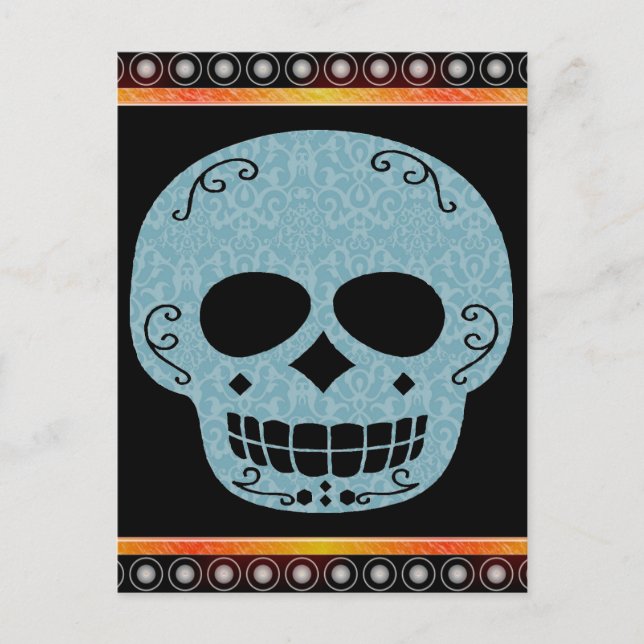 Cartão Postal Cartão-postal Skull (Frente)