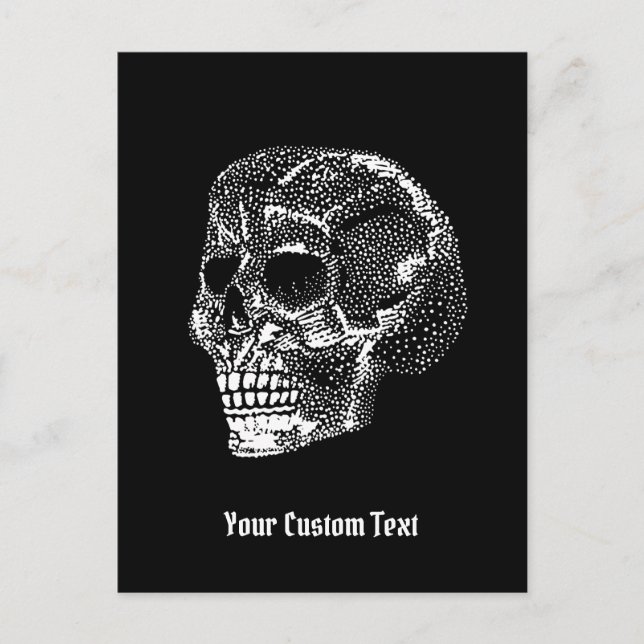 Cartão Postal Cartão-postal Skull (Frente)