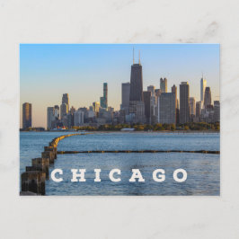 Cartão Postal Cartão-postal Skyline Chicago