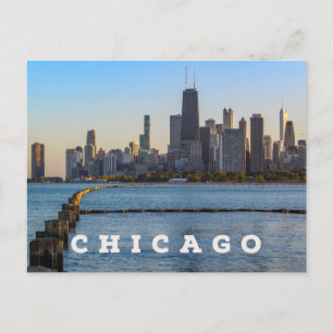 Cartão Postal Cartão-postal Skyline Chicago