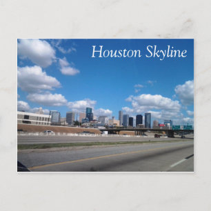 Cartão Postal Cartão-postal Skyline Houston
