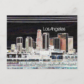 Cartão Postal Cartão-postal Skyline Los Angeles