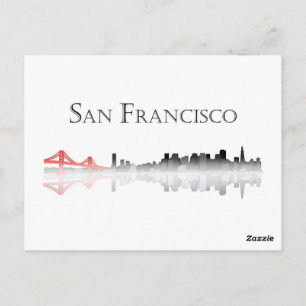 Cartão Postal Cartão-postal Skyline San Francisco