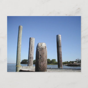 Cartão Postal Cartão-postal Smith Island Dock