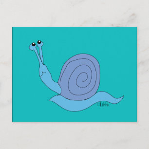 Cartão Postal Cartão-postal Snail