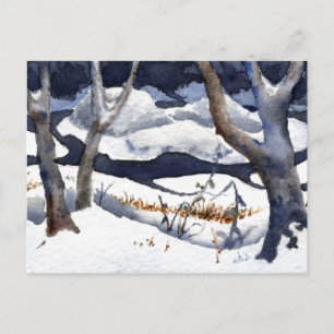 Cartão Postal Cartão-postal "Snow on the Elk"