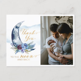 Cartão Postal Cartão-postal sobre o Chá de fraldas da Lua