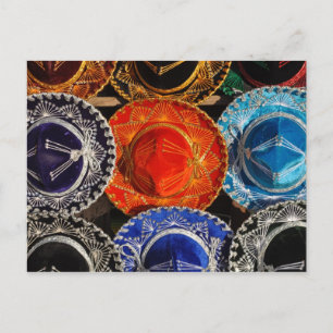 Cartão Postal Cartão-postal Sombreros Mexicano