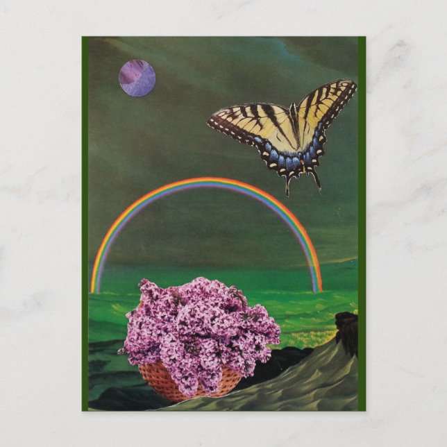 Cartão Postal Cartão-postal Sonhos Lilás (Frente)