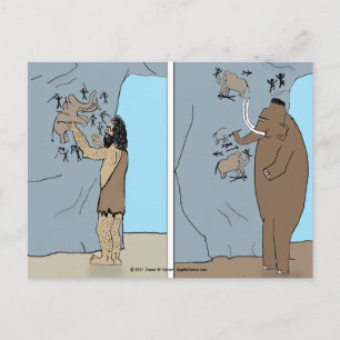 Cartão Postal Cartão-postal "Spin Pré-Histórico"