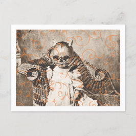 Cartão Postal Cartão-postal Spooky Halloween Modelo