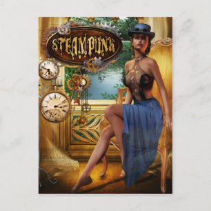 Cartão Postal Cartão-postal Steampunk