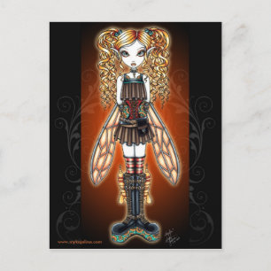 Cartão Postal Cartão-postal Steampunk Fairy "Kayla"