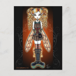 Cartão Postal Cartão-postal Steampunk Fairy "Kayla"