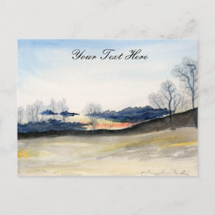 Cartão Postal Cartão-postal Stormy Sky