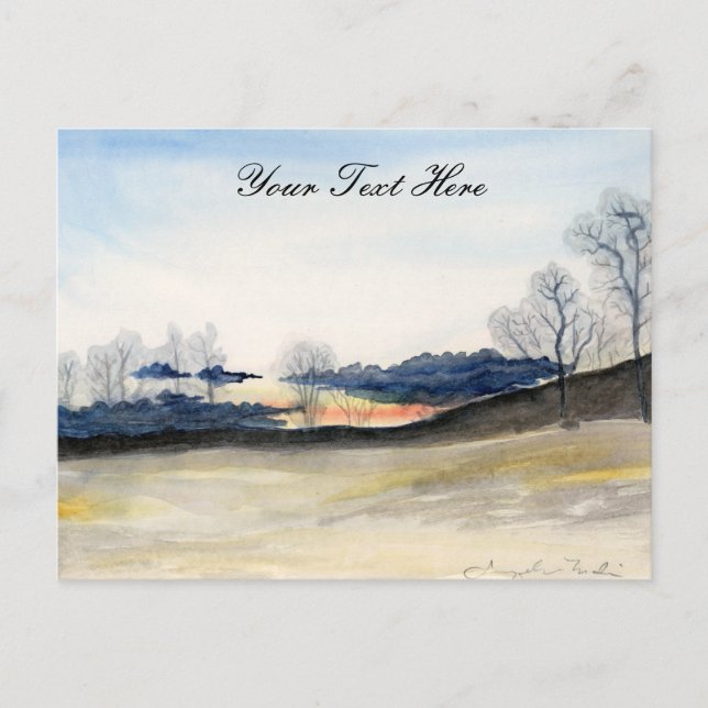 Cartão Postal Cartão-postal Stormy Sky (Frente)