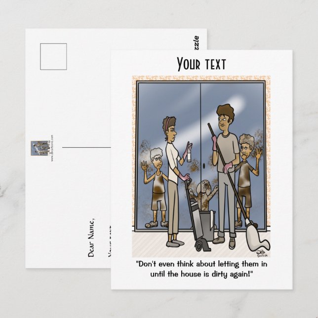 Cartão Postal Cartão-postal sujo (Frente/Verso)