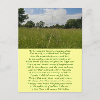 Cartão Postal Cartão-postal Summer Solstice Haymaking