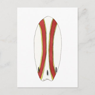 Cartão Postal Cartão-postal surfboard