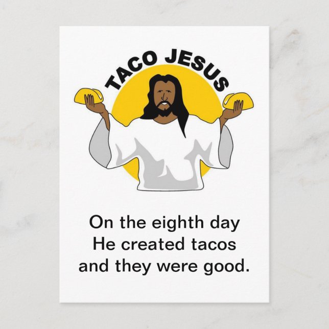 Cartão Postal Cartão-postal Taco Jesus (Frente)