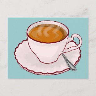Cartão Postal Cartão-postal Tea Time