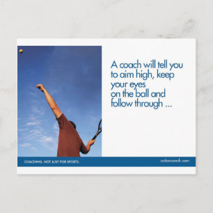 Cartão Postal Cartão-postal tênis Sport