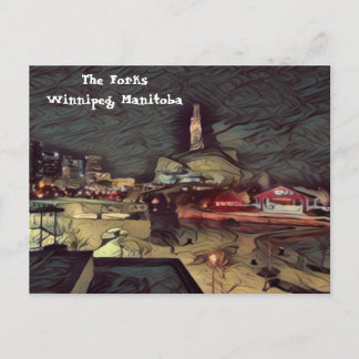 Cartão Postal Cartão-postal The Forks Winnipeg, MB.