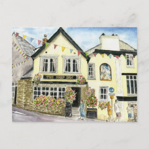 Cartão Postal Cartão-postal 'The Ship Inn (Fowey)'
