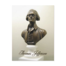 Cartão-postal Thomas Jefferson
