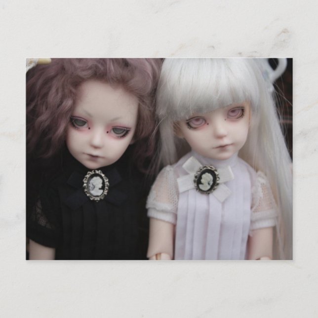 Cartão Postal Cartão-postal Thora e Rune lado a lado (Frente)